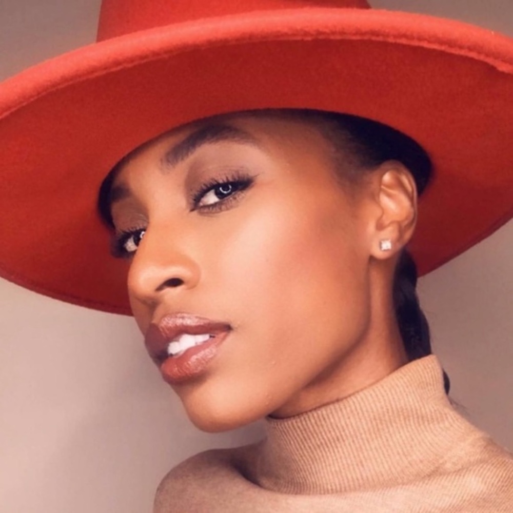 Vegan Fedora Wide No Trim Firm Brim FA Wool Hat - Picture 9 of 15